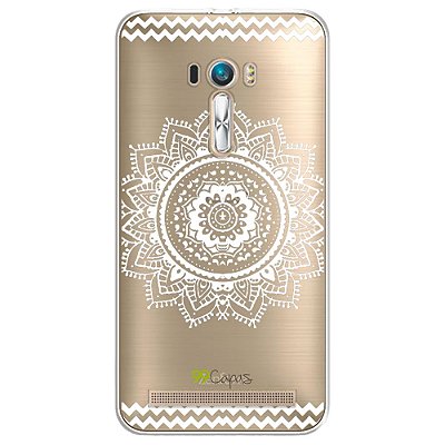 Capa Zenfone Laser - Mandala Branca