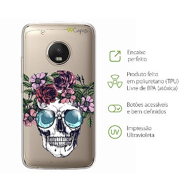 Capa para Moto G5 Plus - Caveira