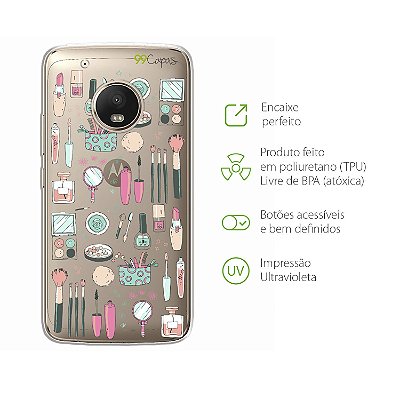 Capa para Moto G5 Plus - Make up