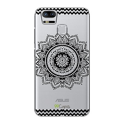 Capa para Asus Zenfone 3 Zoom - Mandala Preta