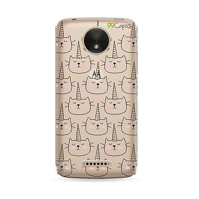 Capa Moto C Plus - Catcorn