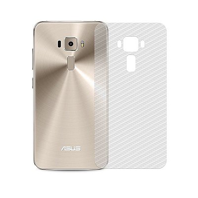 Película Traseira de Fibra de Carbono Transparente para Asus Zenfone 3 ZE520KL - 99capas