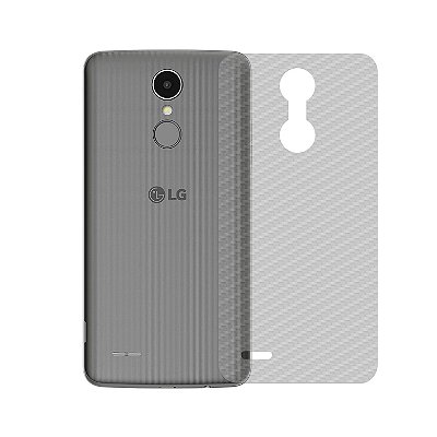 Película Traseira de Fibra de Carbono Transparente para LG K4 2017 - 99capas