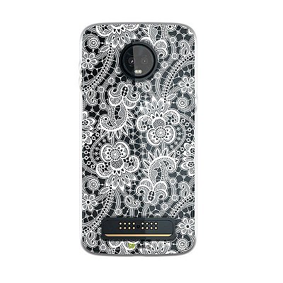 Capa para Moto Z3 Play - Rendada