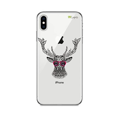 Capa para iPhone XS Max - Alce Hipster