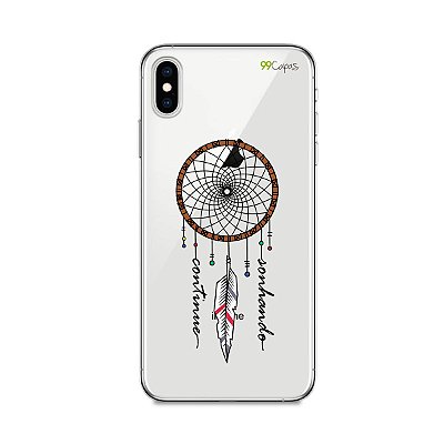 Capa para iPhone XS Max - Continue Sonhando