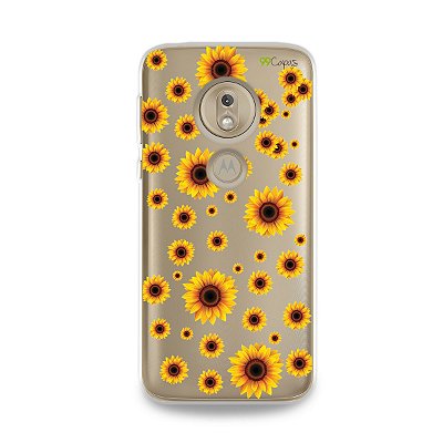 Capa para Moto G7 Play - Girassóis