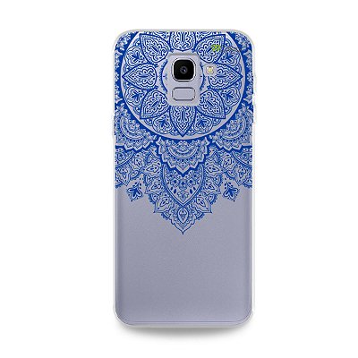 Capa para Galaxy J6 - Mandala Azul