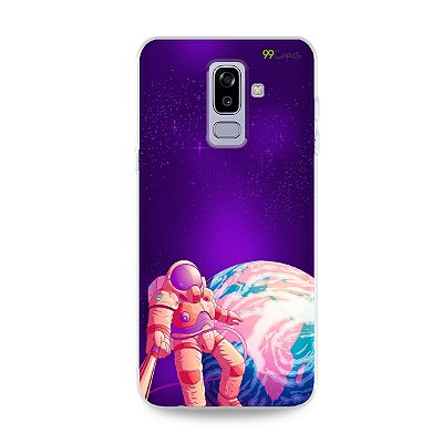 Capa para Galaxy J8 - Selfie Galáctica