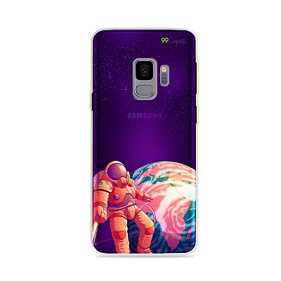 Capa para Galaxy S9 - Selfie Galáctica