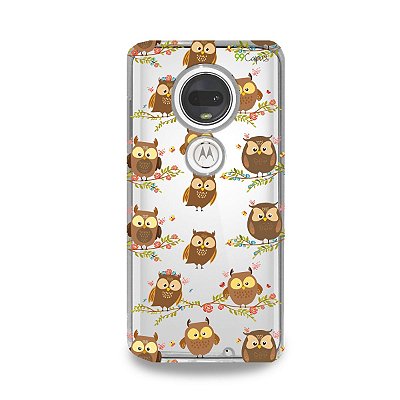 Capa para Moto G7 Plus - Corujinhas