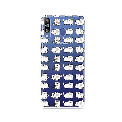 Capa para Galaxy M30 - Lazy Cat