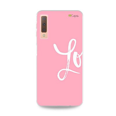 Capa para Galaxy A7 2018 - Love 1