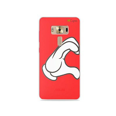 Capa para Asus Zenfone 3 Deluxe - 5.7 Polegadas - Coração Mickey