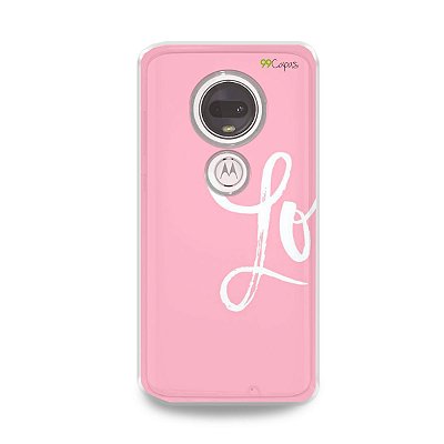 Capa para Moto G7 Plus - Love 1