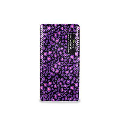 Carregador Portátil Powerbank Pineng 10000mah - Animal Print Purple