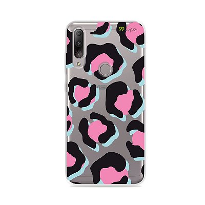 Capa para Zenfone Max Shot - Animal Print Black & Pink