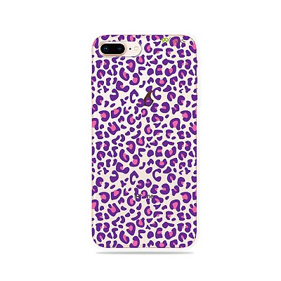 Capa para iPhone 7 Plus - Animal Print Purple