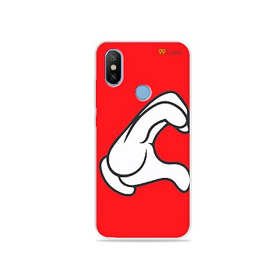 Capa para Xiaomi Mi 8 - Coração Mickey
