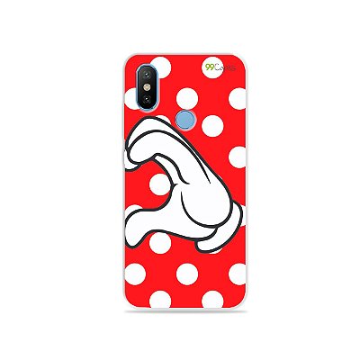 Capa para Xiaomi Mi 8 - Coração Minnie