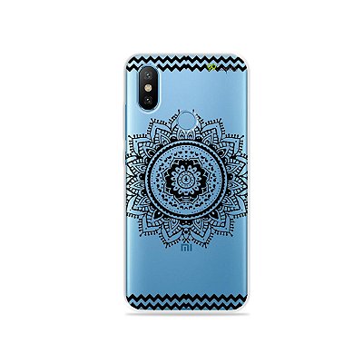 Capa para Xiaomi Mi 8 - Mandala Preta