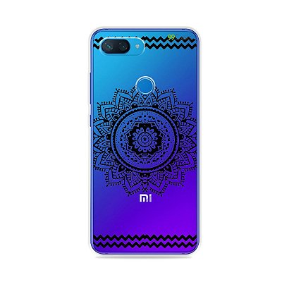 Capa para Xiaomi Mi 8 Lite - Mandala Azul - 99capas - Capinhas e cases  personalizadas para celular