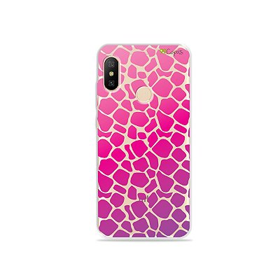 Capa para Xiaomi Mi A2 Lite - Animal Print Pink