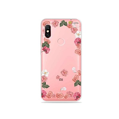 Capa para Xiaomi Redmi Note 6 Pro - Pink Roses