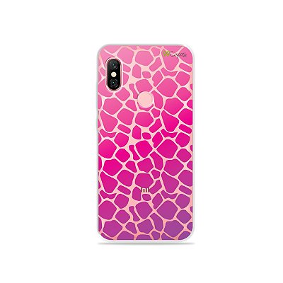 Capa para Xiaomi Redmi Note 6 Pro - Animal Print Pink