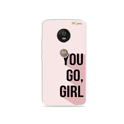 Capa para Moto G5 - You Go, Girl