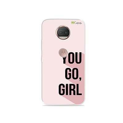 Capa para Moto G5S Plus - You Go, Girl