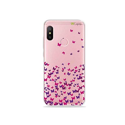 Capa para Xiaomi Redmi Note 6 - Borboletas Flutuantes