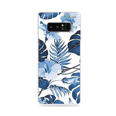 Capa para Galaxy Note 8 - Flowers in Blue