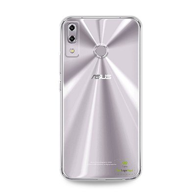 Capa Anti-shock transparente para Zenfone com sua logo no canto inferior direito