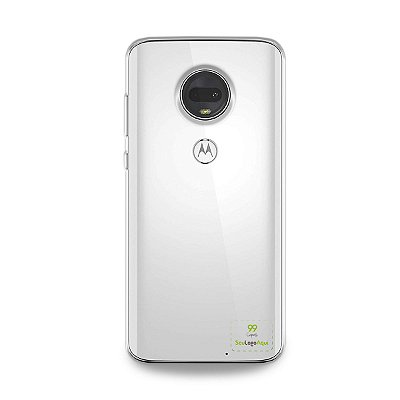 Capa Anti-shock transparente para Motorola com sua logo no canto inferior direito
