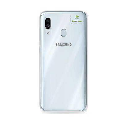 Capa Anti-shock transparente para Galaxy A com sua logo no canto superior direito