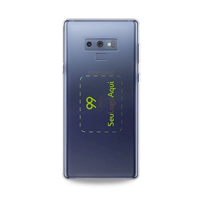 Capa Anti-shock transparente para Galaxy Note com sua logo no meio