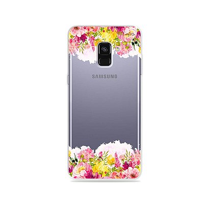 Capa para Galaxy A8 Plus 2018 - Botânica