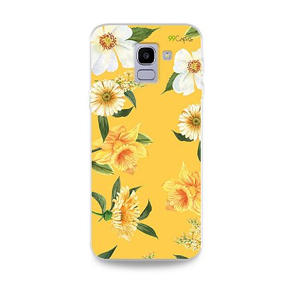 Capa para Galaxy J6 - Margaridas