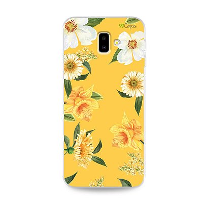 Capa para Galaxy J6 Plus - Margaridas