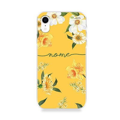 Capa Margaridas personalizada com nome - 99Capas