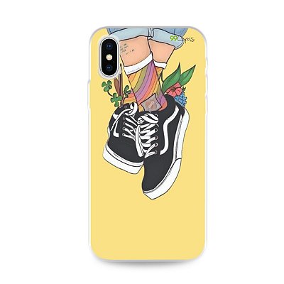 Capa para iPhone X/XS - Sneakers