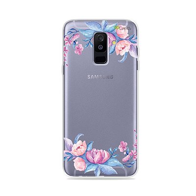 Capa para Galaxy A6 Plus - Bromélias