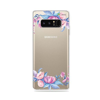 Capa para Galaxy Note 8 - Bromélias