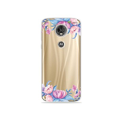 Capa para Moto E5 Plus - Bromélias