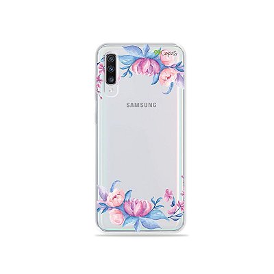 Capa para Galaxy A70 - Bromélias