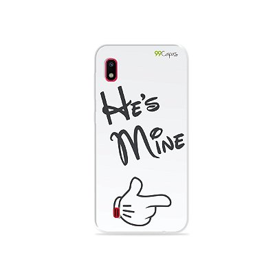 Capa para Galaxy A10 - He's Mine