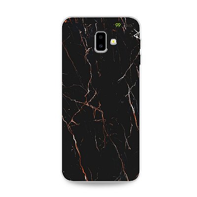 Capa para Galaxy J6 Plus - Marble Black