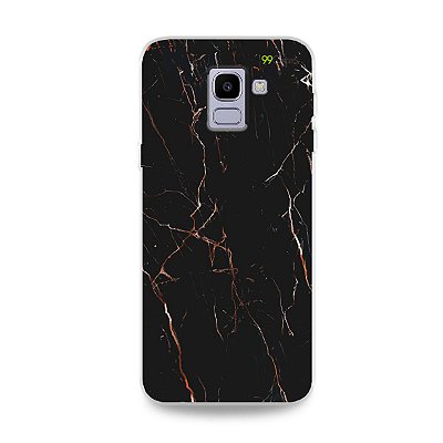 Capa para Galaxy J6 - Marble Black