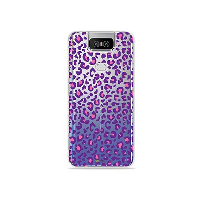 Capa para Zenfone 6 - Animal Print Purple